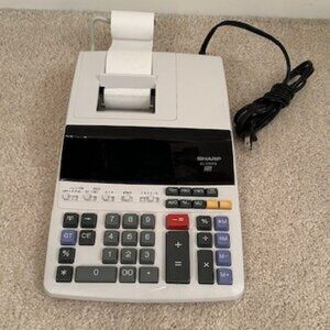 Sharp Adding Machine - Model # EL-1197P Excellent Condition